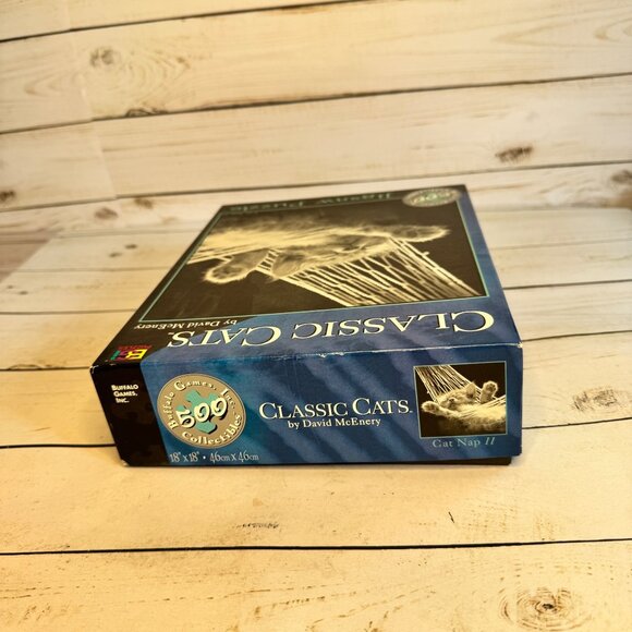 Classic Cats Cat Nap II & III Buffalo Games 500 Pc Puzzle Lot David McEnery - Picture 7 of 14